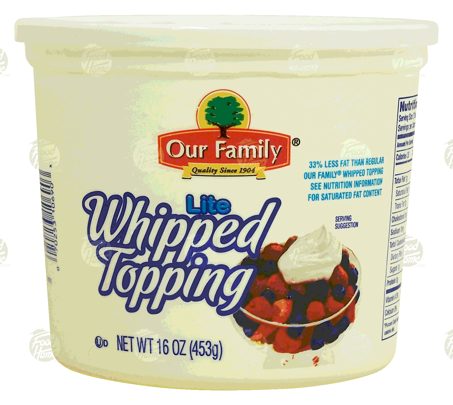 Our Family Lite whipped topping Full-Size Picture